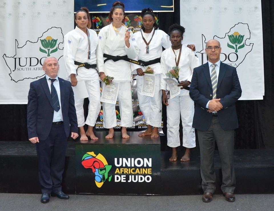 40TH AFRICAN JUDO CHAMPIONSHIPS IN CAPE TOWN DAY 2 MEDAL CEREMONY